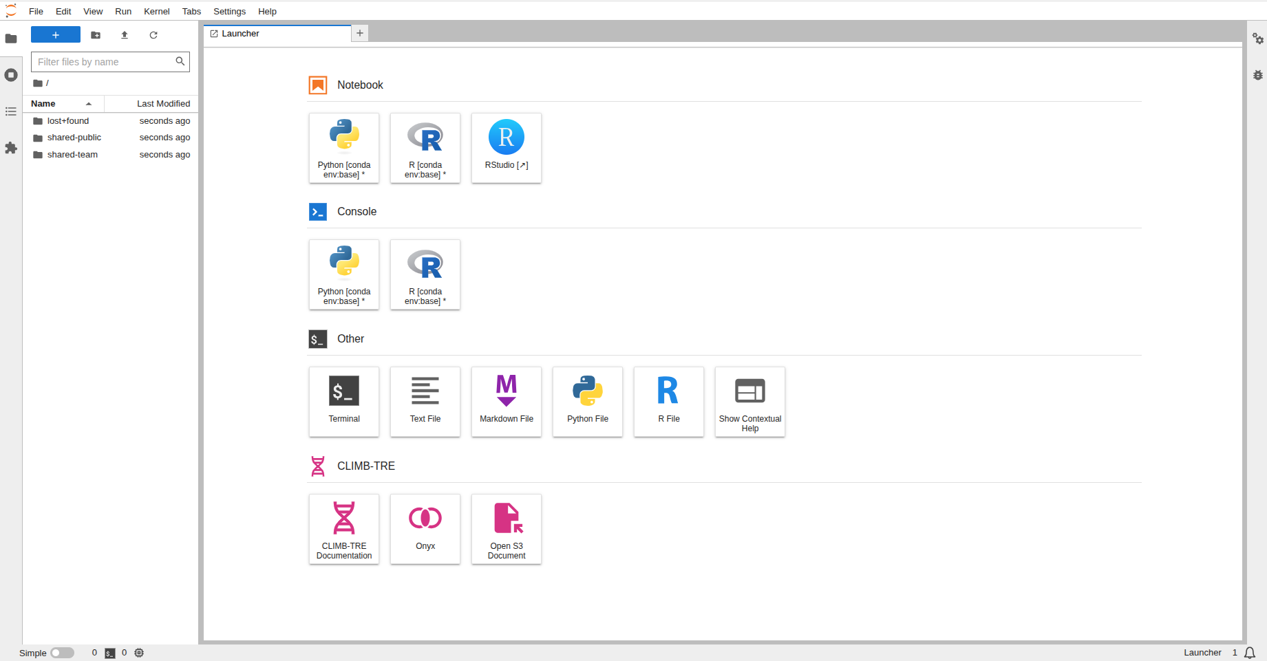 jupyterhub dashboard