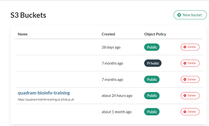 Bryn's web interface