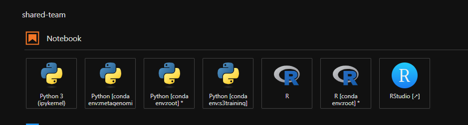 conda activate s3training